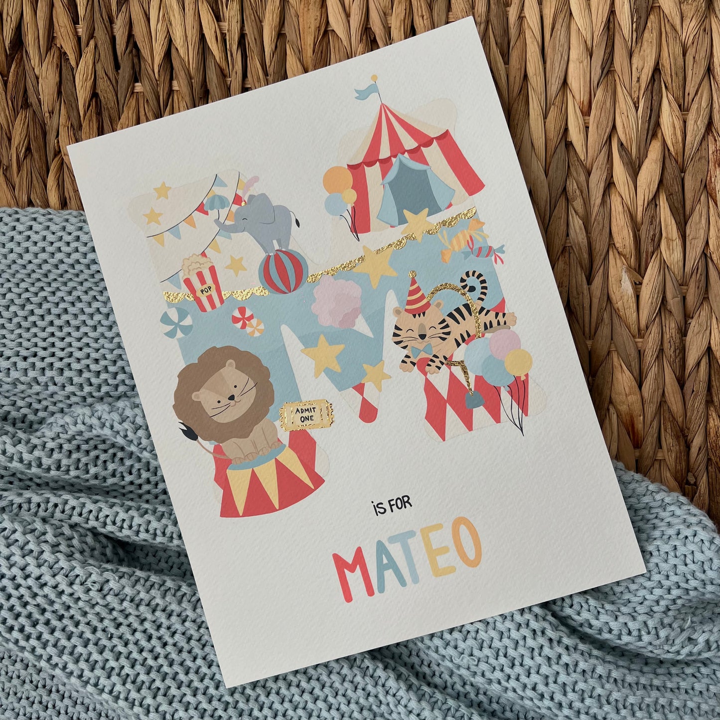 Hand-Painted Personalized Name Artwork