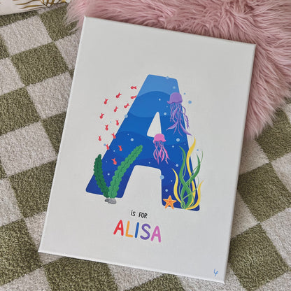 Hand-Painted Personalized Name Artwork
