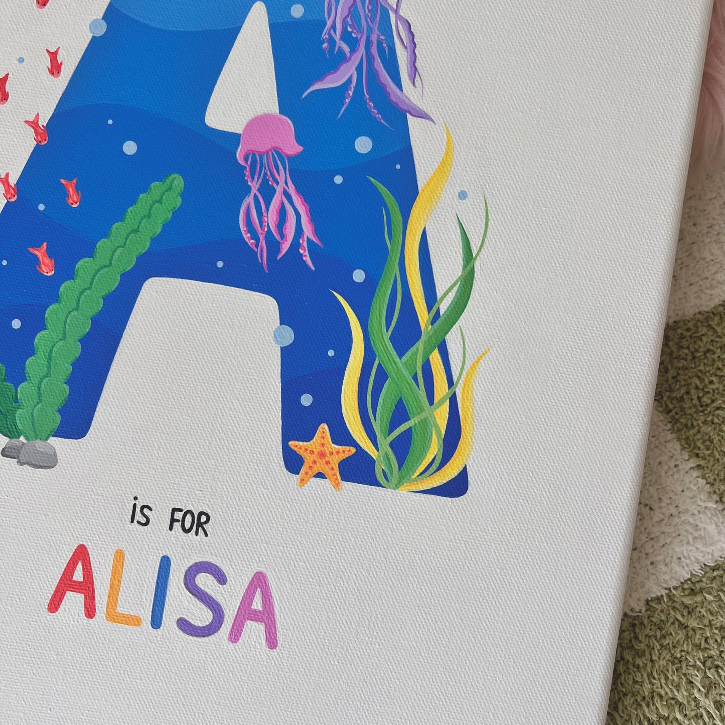 Hand-Painted Personalized Name Artwork