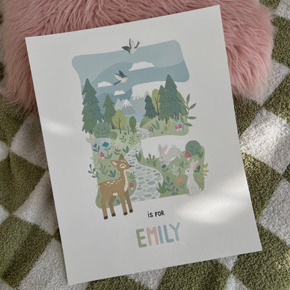 Hand-Painted Personalized Name Artwork